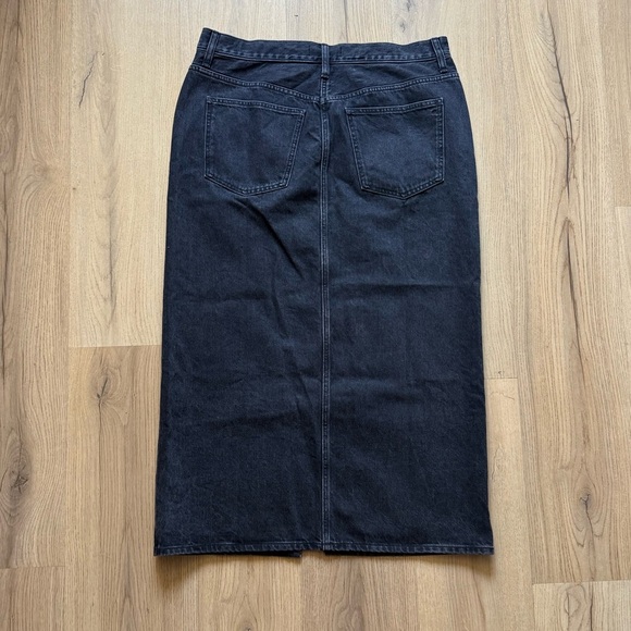 Madewell Black Denim Maxi Skirt - Picture 5 of 5